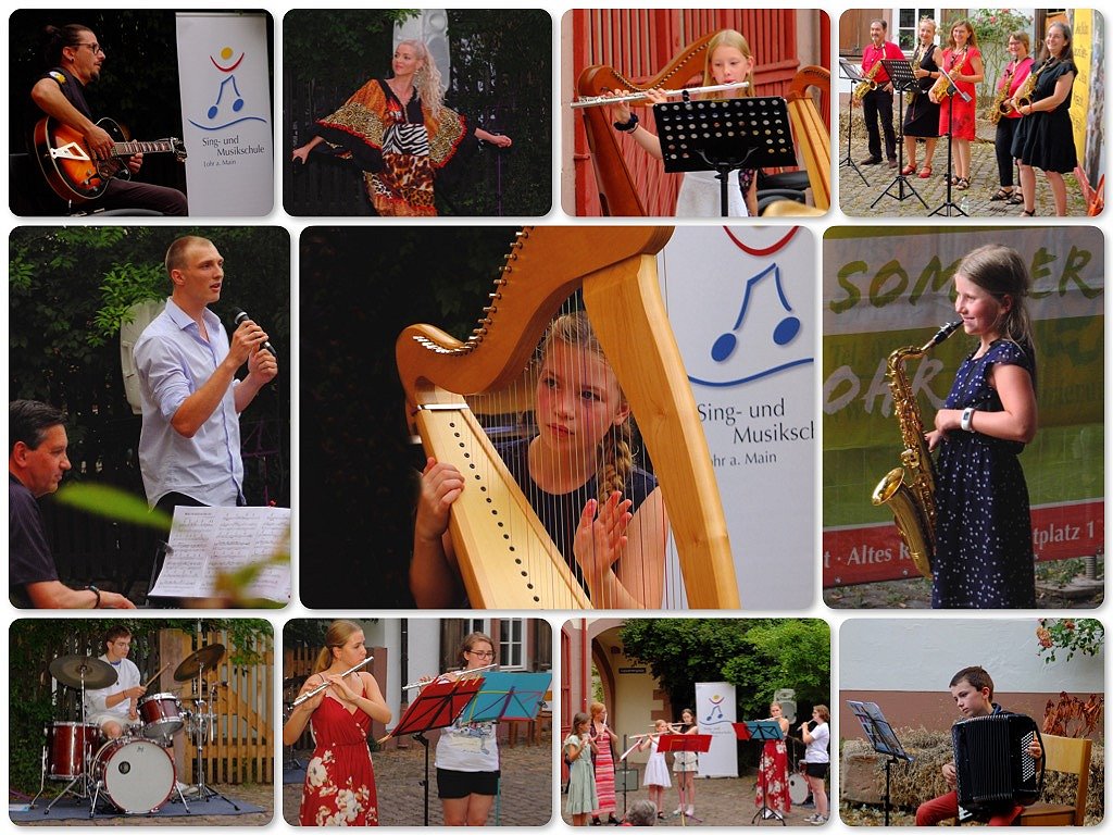 Impressionen von der Serenade der Sing- und Musikschule Lohr a. Main