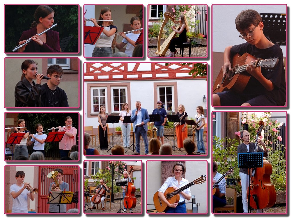 Impressionen vom Sommerkonzert 2026 der Sing- und Musikschule Lohr a. Main..
