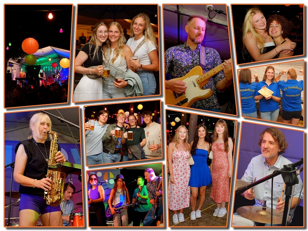 Das Sendelbacher Sommerfest mit den Groove Buzzters