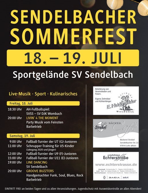 Sendelbacher Sommerfest 2025