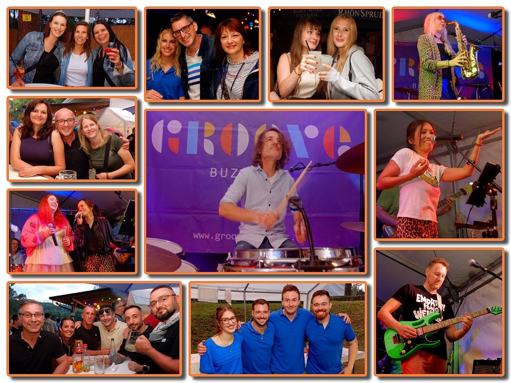 Sendelbacher Sommerfest 2026 mit den Groove Buzzters