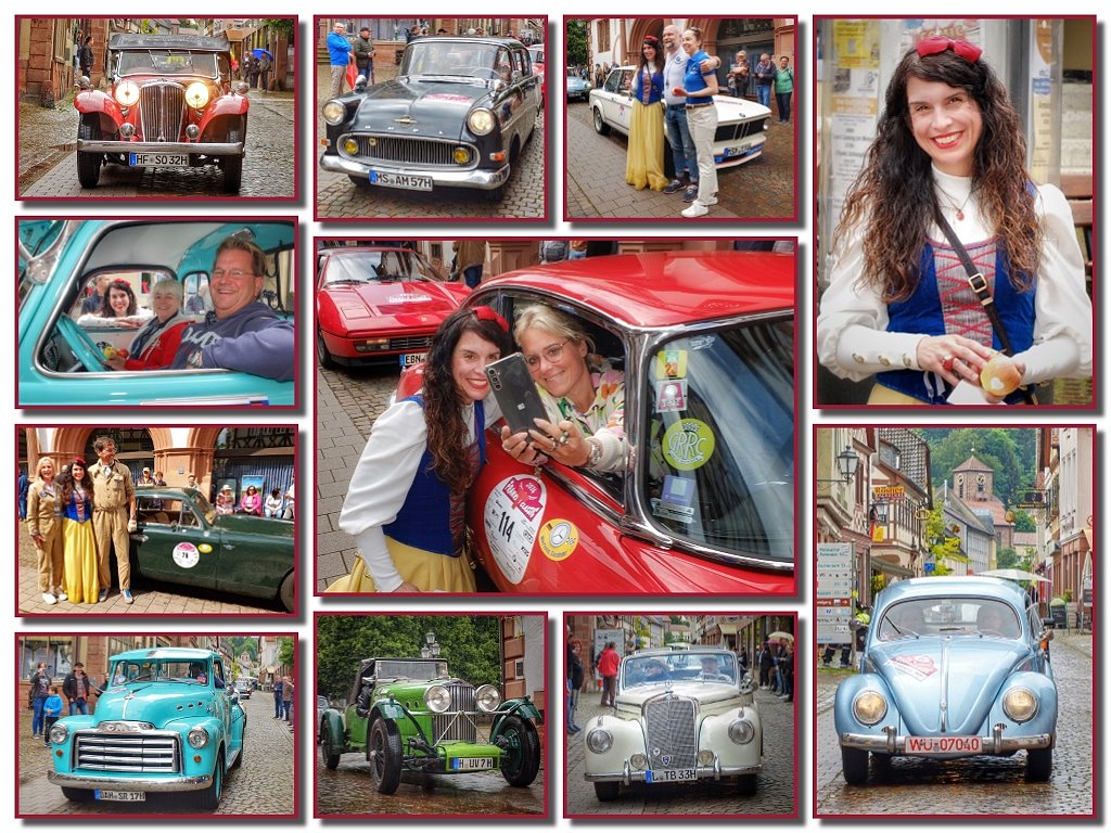 24. Franken Classic Rallye mit Durchfahrtskontrolle in der Schneewittchenstadt Lohr a. Main