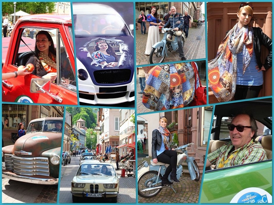 Sachs Franken Classic Durchfahrtskontrolle 2013 in Lohr a. Main