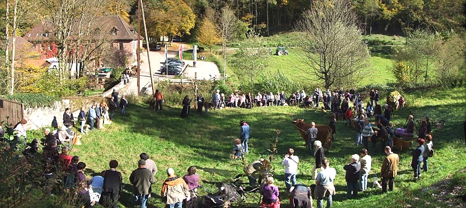 Tiersegnung 2010 im Klostergarten in Maria Buchen