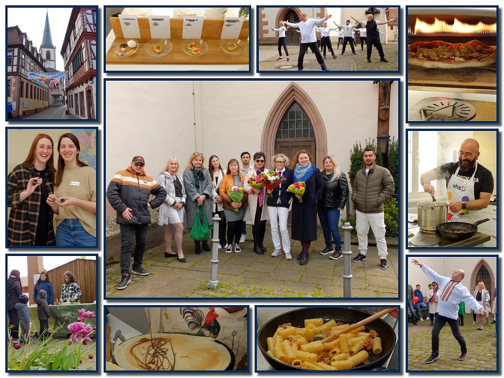 Impressionen vom Lernfest 2024 der VHS Lohr Gemnden auf dem Lohrer Kirchplatz