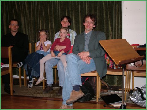 Familie Genzel und Michael Albert