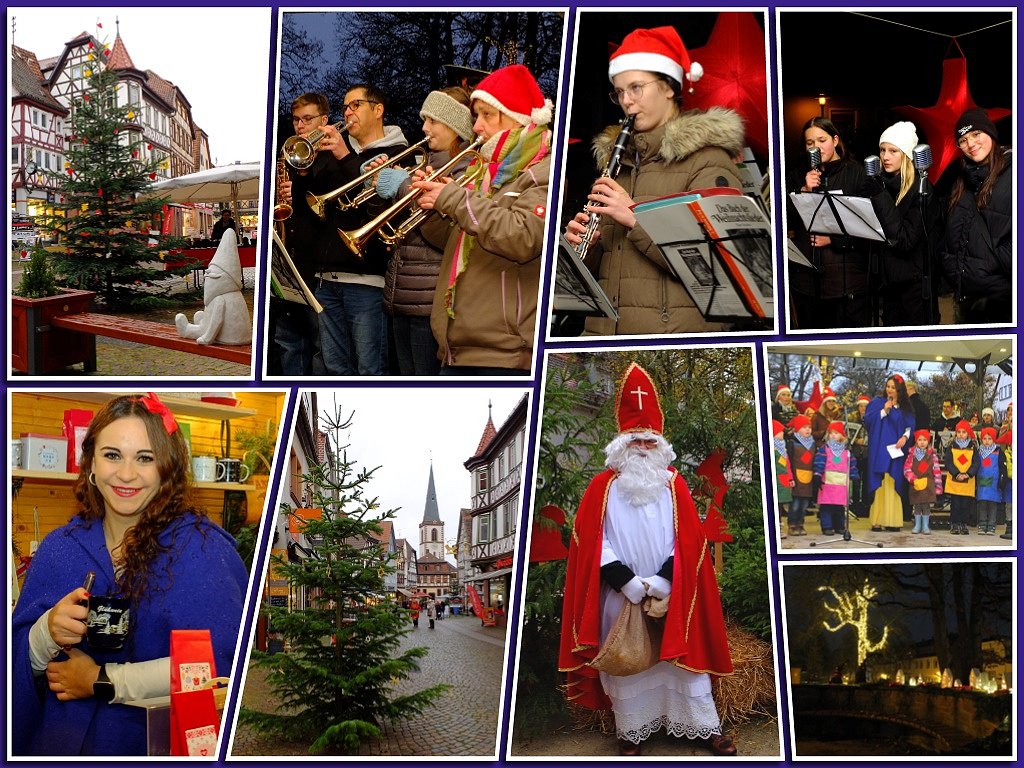 Impressionen vom 1. Schneewittchen Weihnachtsmarkt in Lohr a. Main