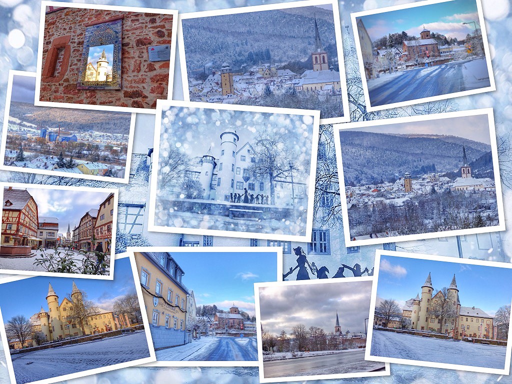 Winterlandschaft in Lohr a. Main