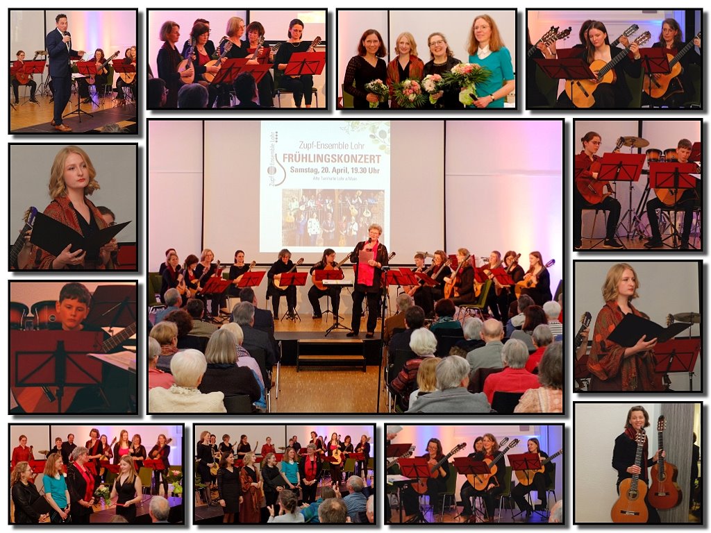 Impressionen vom Frhlingskonzert des Zupf- Ensemble Lohr a. Main